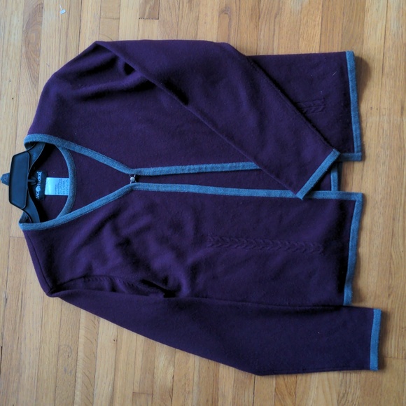 Sag Harbor Sweater Combo Plum M - Picture 6 of 9